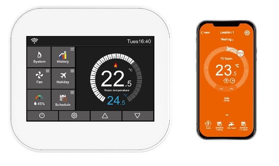 Un buen precio. Termostato WiFi Inteligente para Calefacción, Calefacción por Suelo Radiante, Calefacción Eléctrica por Suelo Radiante, Termostato para Caldera Mural en línea