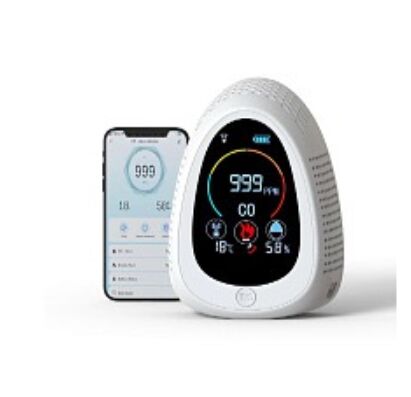 Un buen precio. GZAIR PT03 Smart WiFi Carbon Monoxide Detector - 4-in-1 CO/Smoke/Temperature/Humidity Monitor with Tuya APP, UL217/UL2034 Certified for Home/Industrial Use en línea