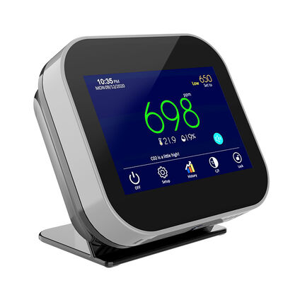 Un buen precio. Monitor de CO2 ajustable con sensor NDIR - medidor interior personalizado para oficina/aula en línea