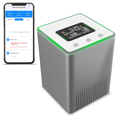 2.4GHz Wi-Fi Smart Radon Detector Sensor para alertas de aplicaciones para el hogar