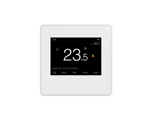 Sistema de termostatos WiFi inteligentes para calefacción y aire acondicionado en el hogar