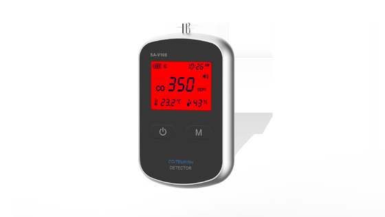 Alarma de monóxido de carbono portátil inalámbrica instantánea Detector de CO de mano 110g