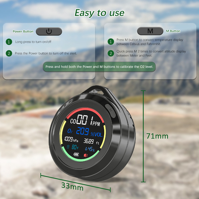 Good price Detector de monóxido de carbono portátil de bolsillo electrónico en línea