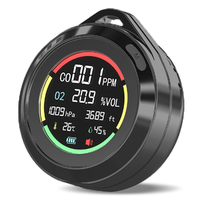 Good price 6 en 1 Mini Alarma portátil de monóxido de carbono Co detector de gas analizador ODM en línea