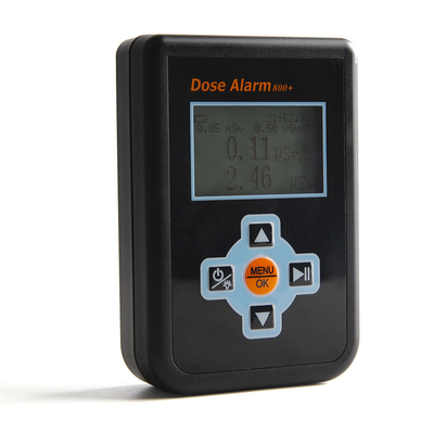 Detector de radiación nuclear portátil, dispositivo de medición de la alarma de dosis, tubo GM 100 g