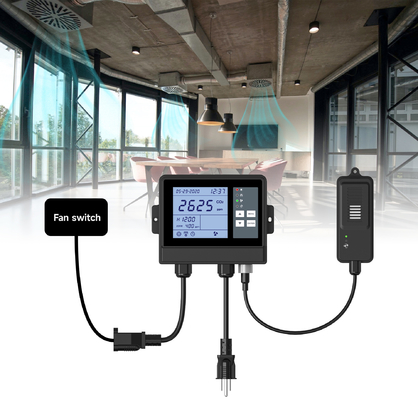 Good price Control del medio ambiente de los invernaderos agrícolas Control de la plantación ventilador C02 impermeable en línea