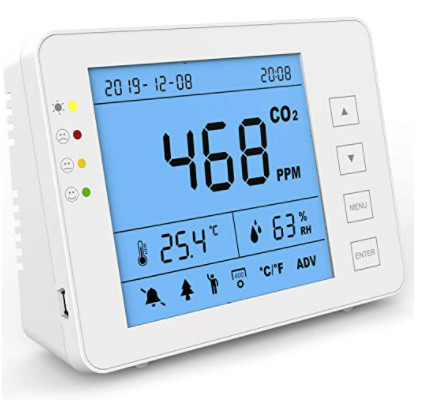 Good price 20 ppm Métro de CO2 interior registrador de datos monitor de calidad del aire en el hogar inteligente en línea