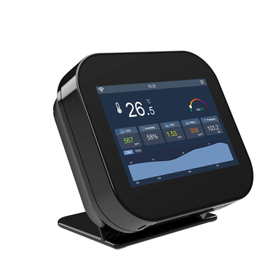 Good price IP21 Calificado para CO2 Wifi Smart Air Quality Monitor de alta precisión sin fisuras en línea