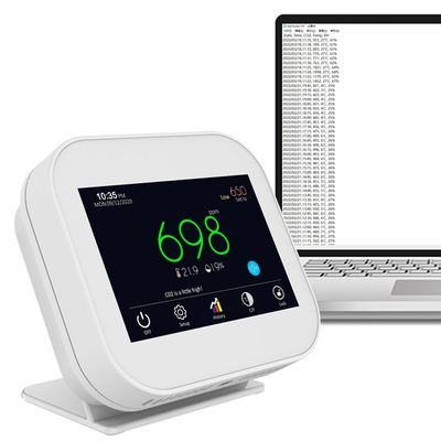 Good price Detector de sensor de CO2 NDIR USB para interiores Monitor de calidad del aire Panel táctil capacitivo en línea
