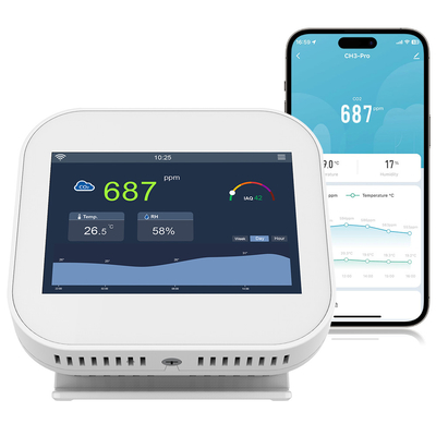 Good price Equipo de monitoreo de la calidad del aire de dióxido de carbono y CO2 WiFi en interiores ODM en línea