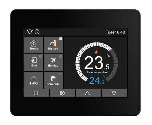 Un buen precio. Falcon hp Tuya Smart Thermostat - WiFi/Zigbee doble protocolo, 24V/110VAC de alto voltaje, para la bomba de calor / calefacción de gas en línea