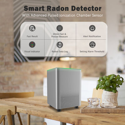 Un buen precio. 2026 Mejor monitor de radón para el hogar inteligente - Detector digital de gas de radón Compatible con Android e iOS en línea