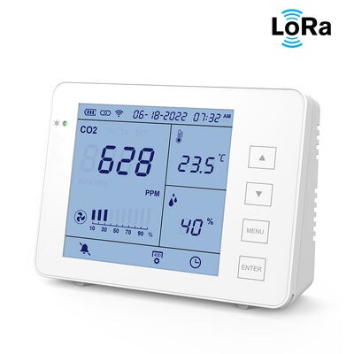 Un buen precio. Medidor portátil de CO2 para interiores – Sensor NDIR recargable para el hogar, la oficina y el aula en línea