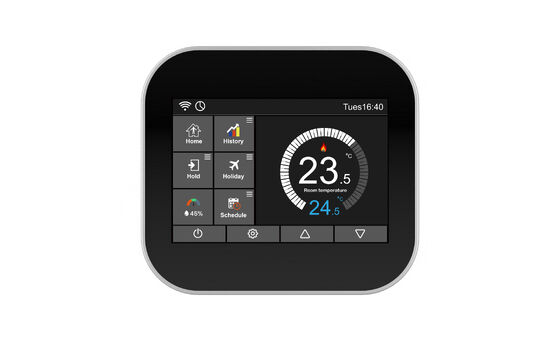 Un buen precio. Termostato WiFi digital de lujo con pantalla táctil. Controlador de pared moderno para hoteles y apartamentos. en línea