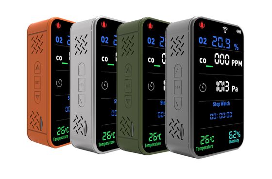 Un buen precio. PT09 Tester de calidad del aire IoT: Sincronización de datos inalámbricos para O2, CO y presión en línea