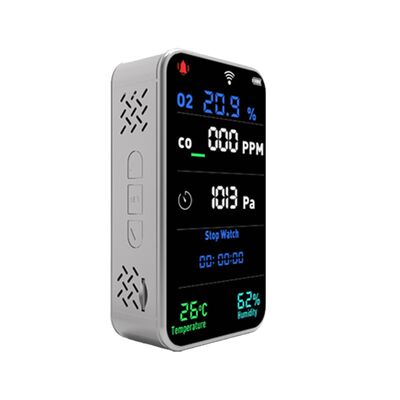 Un buen precio. Detector de gas profesional 7 en 1 con control por aplicación Wi-Fi y registro en tarjeta SD en línea