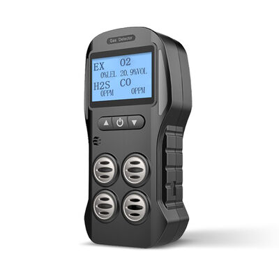 Un buen precio. Detector de gas portátil X-4 de alta precisión 4 en 1 EX O2 CO H2S Registro de datos multilingüe 2000mAh Batería mayorista en línea