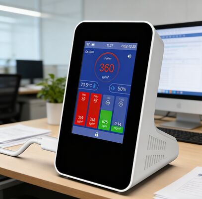 Un buen precio. WiFi Bluetooth Monitor de calidad del aire 1800 - Detector multi-gas de 7 en 1 con pantalla táctil a color de 3,5 pulgadas en línea