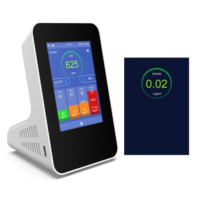 Un buen precio. Detector de calidad del aire interior SA1800 - Medidor de alta precisión de HCHO y TVOC con alarma de CO, monitor de gases tóxicos para casas nuevas y habitaciones de bebés en línea