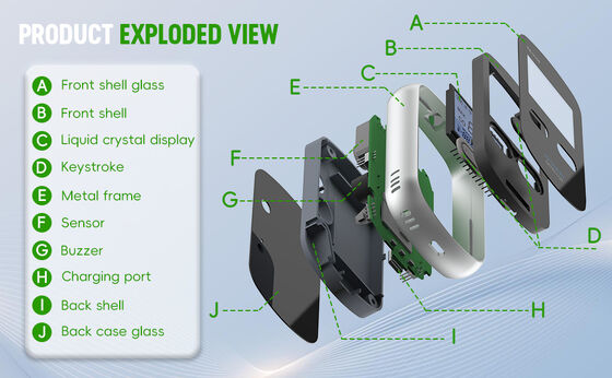 Un buen precio. Monitoreo de gas de CO profesional para el hogar - Detector digital de fugas de monóxido de carbono con alarma visual / auditiva - Proteja a su familia de los asesinos silenciosos en línea