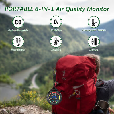 Un buen precio. Alarma portátil de monóxido de carbono (CO) Rango de presión del aire 300-1100hPa, sensor electroquímico con alerta de luz sonora para el hogar / garaje / RV PT08 en línea